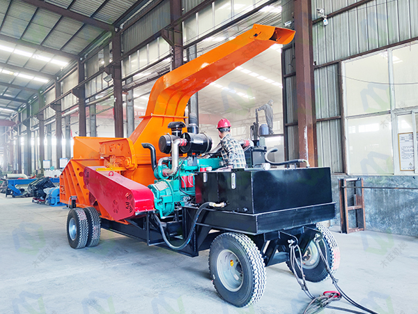 鏈板輸送樹枝粉碎機(jī)